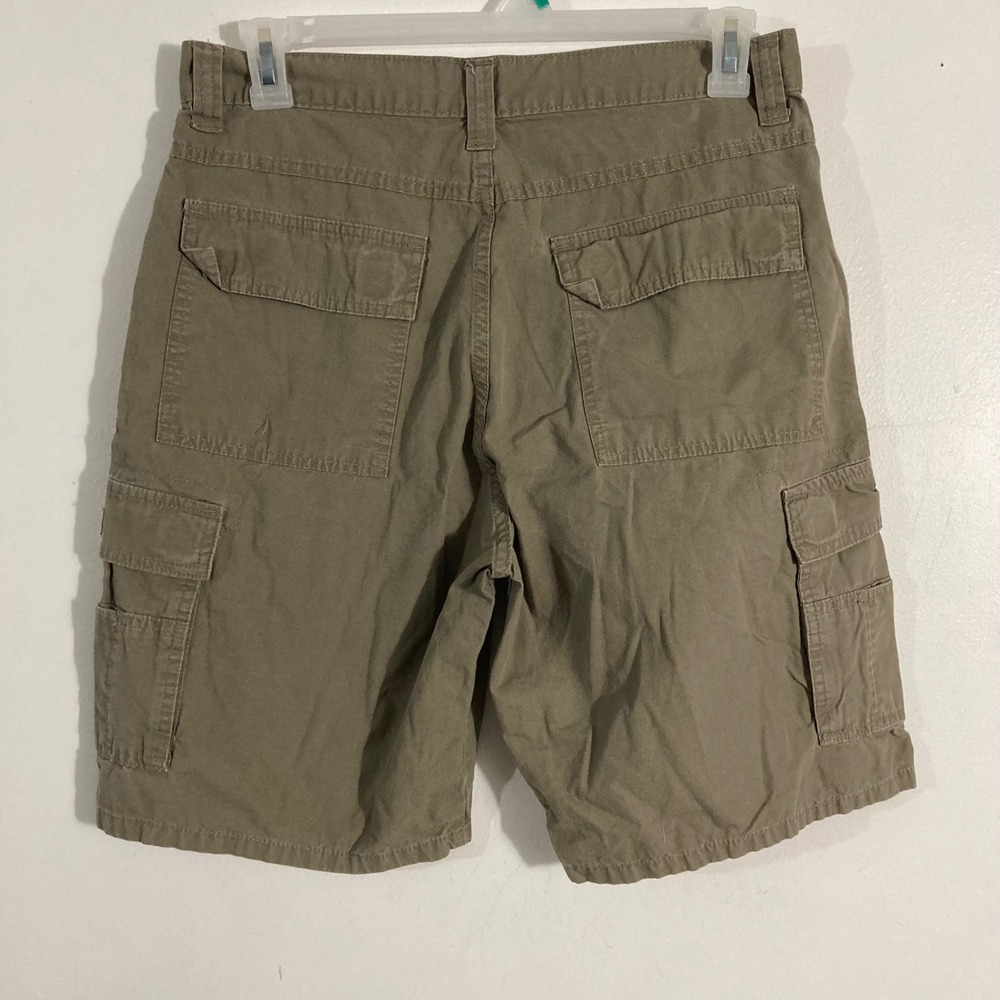Wrangler Cargo Shorts Mens 30 Brown Ripstop Authentic Issue‎ Utility - Picture 7 of 10